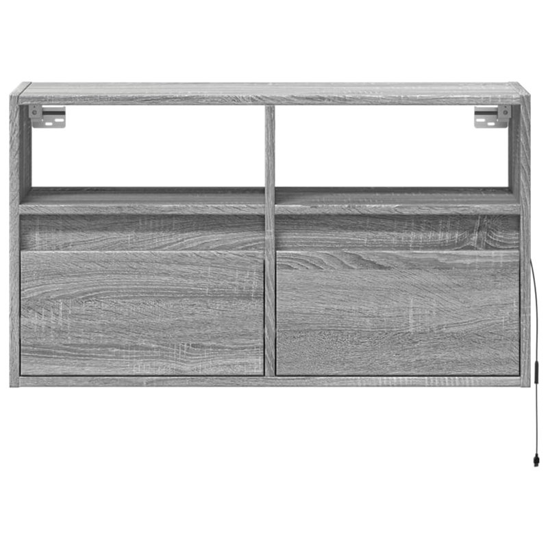 Dallton Unfinished TV Stand, Grey Sonoma, 80cm