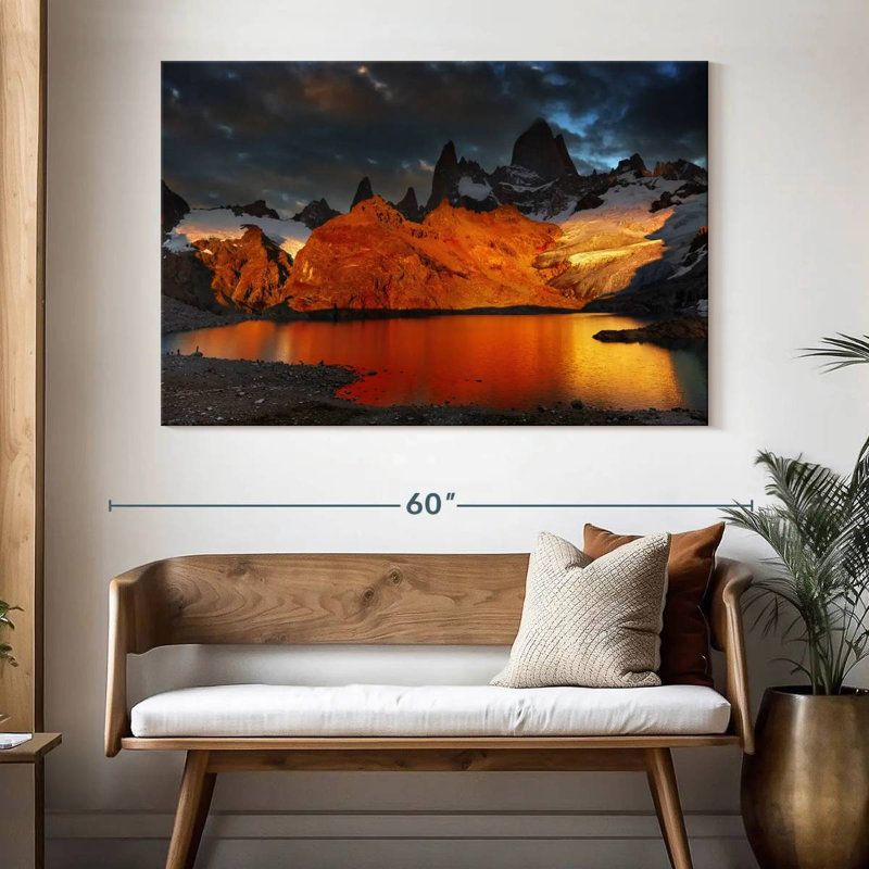 Alvord Mont Fitz Roy, H 34 po x l 51 po