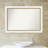 Eva White Gold Bathroom Vanity Non-Beveled Wall Mirror-1387834047