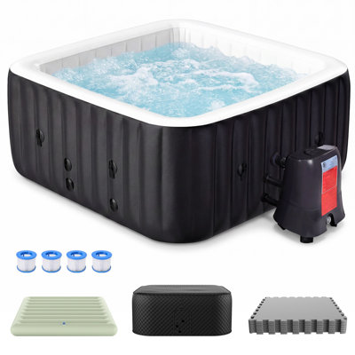 Baignoire gonflable ronde pour 4 personnes