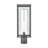 Augusta 19.75'' High 1-Light Outdoor Post Light - Matte Black