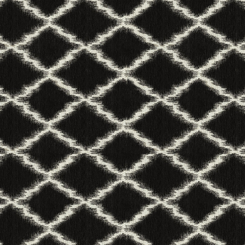 Abbeyshea Georgia Chenille Fabric By The Yard, Onyx