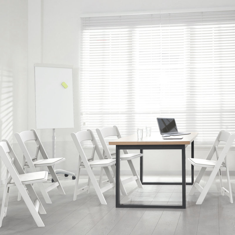Ensemble de chaises pliantes Moncalieri, Blanc