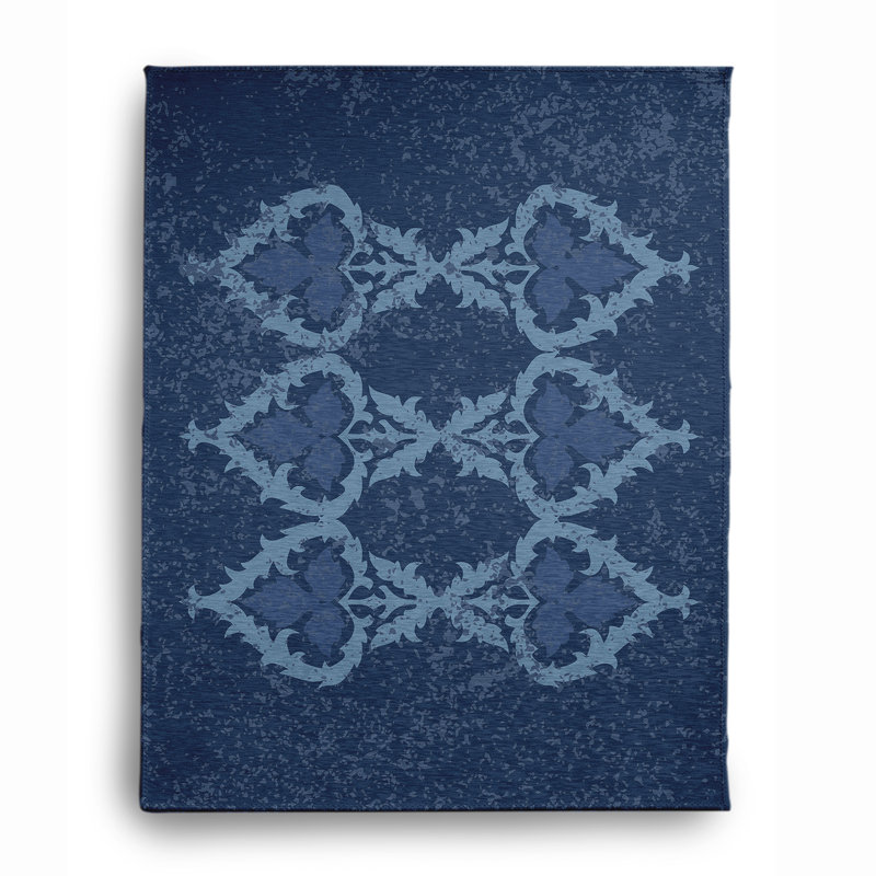 Rungata Chenille Abstract Indoor Rug, Rectangle 4' x 6'