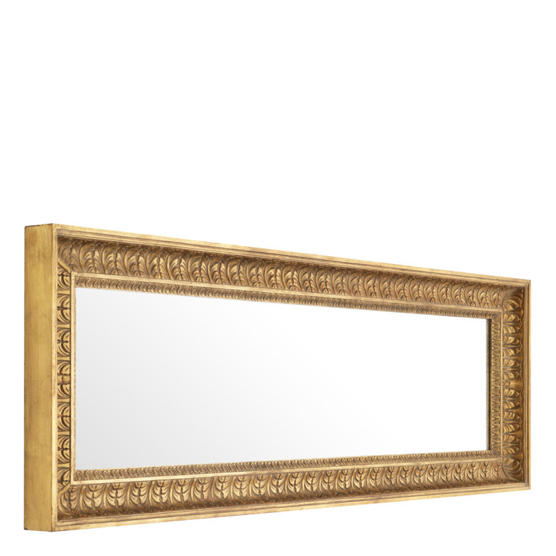 Sahure Rectangle Solid Wood Mirror