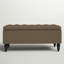 Banc de rangement rembourré avec pieds en bois massif Balcom-1873684124-1758414784
