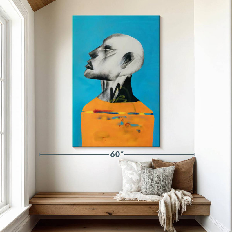 Leisha Yellow Portrait, 51" H x 34" W