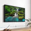 «Forest Waterfall Scene Wall Art»-876696848