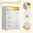 4 Drawer Dresser With Led Light, Wood Dresser For Bedroom With Open Shelves-79874335