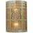 Rustic Lodge Flush Mounted Sconce