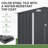 10 Ft. W X 12 Ft. D Outdoor Metal Storage Shed-105896368