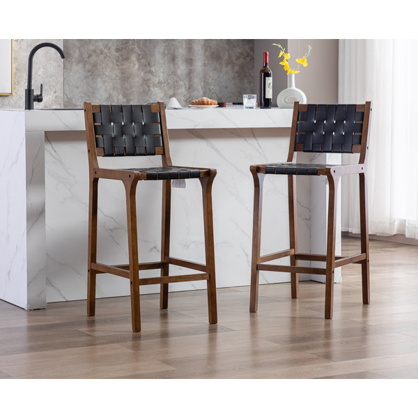 Foundry Select Pangita Solid Wood Stool & Reviews | Wayfair