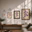 Purple Bloom Study Botanical - Framed Print-988802057-988802054