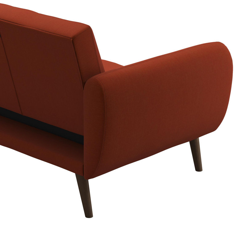 Gaugain 3 Seater Sofa Bed, Orange