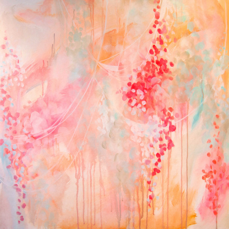 «Esbern Stephanie Corfee Bubble Bath» par Stephanie Corfee - Imprimé, H 12 po x l 12 po, Non, Toile tendue