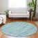 Premium Machine Washable Prisco Teal Rug