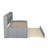 Twin Size daybed with Built-in Bookshelves, Three Storage Drawers and Trundle-1310222804