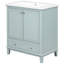Meuble-lavabo 30 po avec lavabo en céramique-147787620