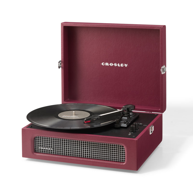 Voyager Turntable, Burgundy
