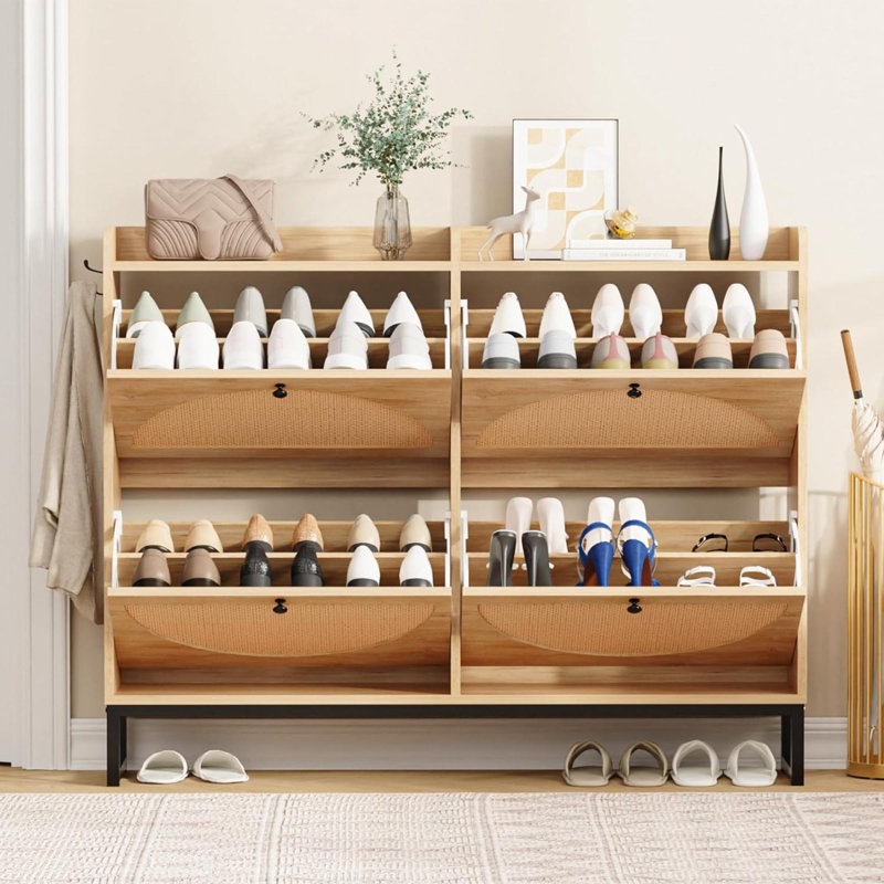 Meuble de rangement 10 paires de chaussures