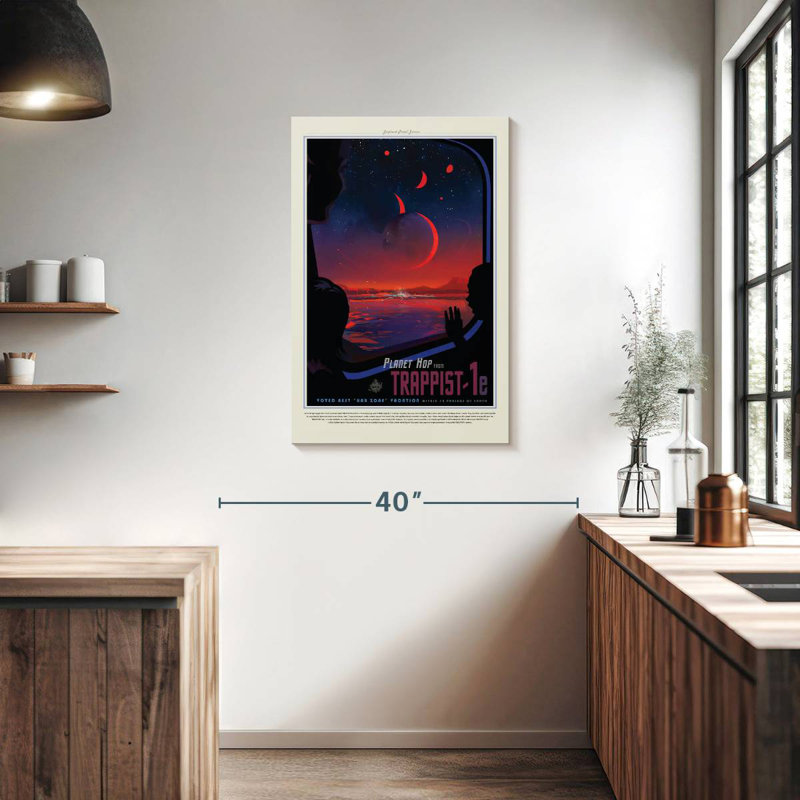 Kelan Trappist 1E Print, 36" H x 24" W