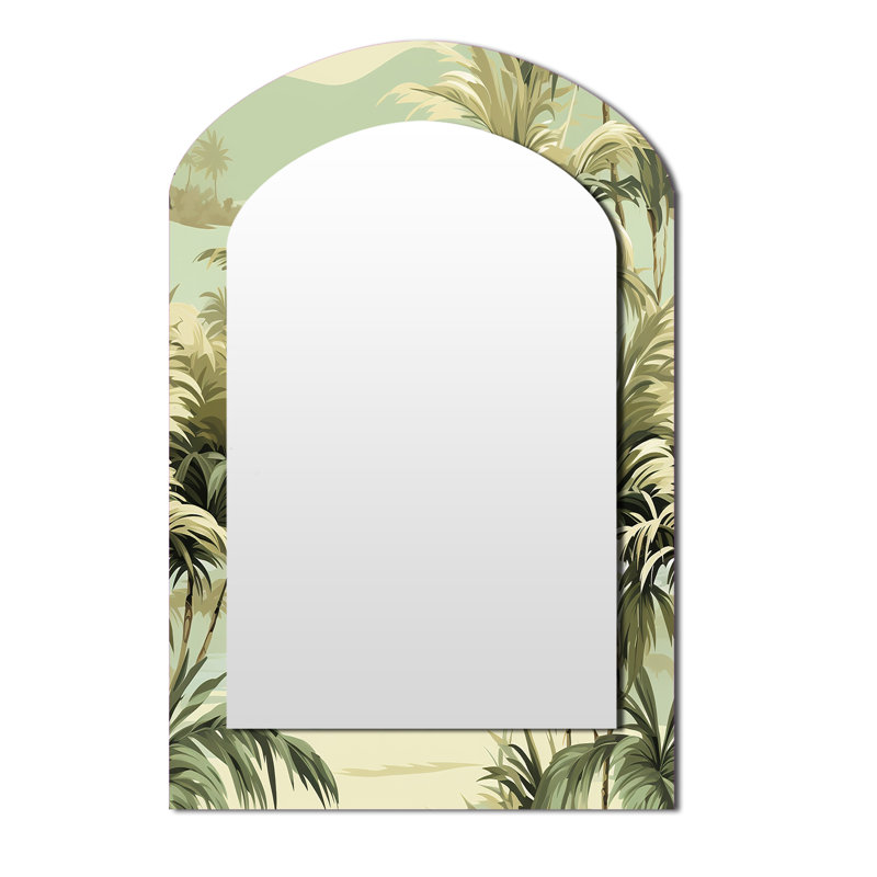 Motif côtier Coastal Palm Paradise, 43 po x 33 po