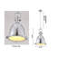 Luminaire suspendu cloche en chrome 1 lumière Transitional