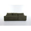 Canapé simple moderne en chenille avec accoudoirs pour le salon et la chambre à coucher, une pièce décorative confortable et élégante