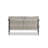 Delaine 56.5'' Wide Outdoor Loveseat with Sunbrella Cushions-70110001-70110011