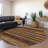 Sylira Chocolate Washable Indoor-Outdoor Rug - -1964301472