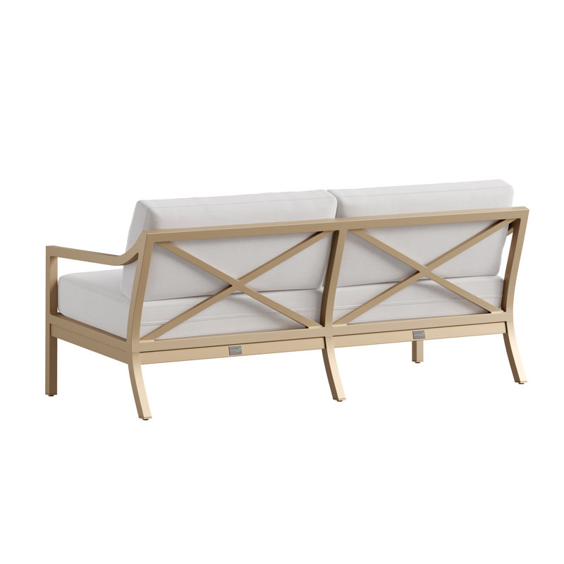 Sofa with Bench Seat, Almond Bark