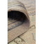 Tapis unique beige / orange / pêche / lavande 9 pi 1 po x 10 pi 10 po
