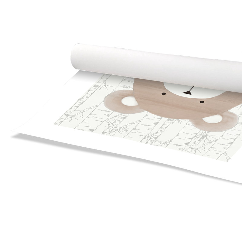Impression sur papier Woodland Friends, H 16 po x l 16 po x P 1 po