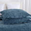 Ensemble de courtepointe surdimensionnée en velours brodé avec 2 taies décoratives Marcielo-103554287-103554293