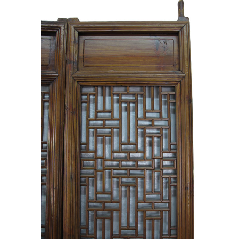 Porte moustiquaire pivotante en bois teinté Asian Classic