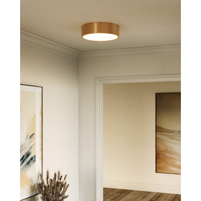 Mossy Glass Flush Mount