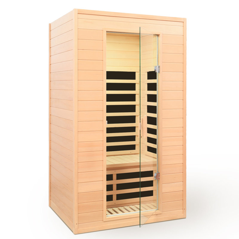 Hemlock Twoperson Far Infrared Roof Embedded Indoor Sauna Room