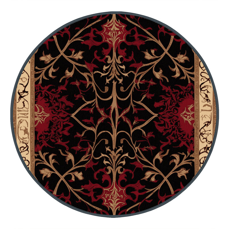 Tapis orné de reliques, Rond 8 pi