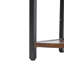 Janelle 150 cm H x 42 cm W Iron Corner Bookcase