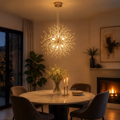 Moyock 8 - Light Crystal Chandelier