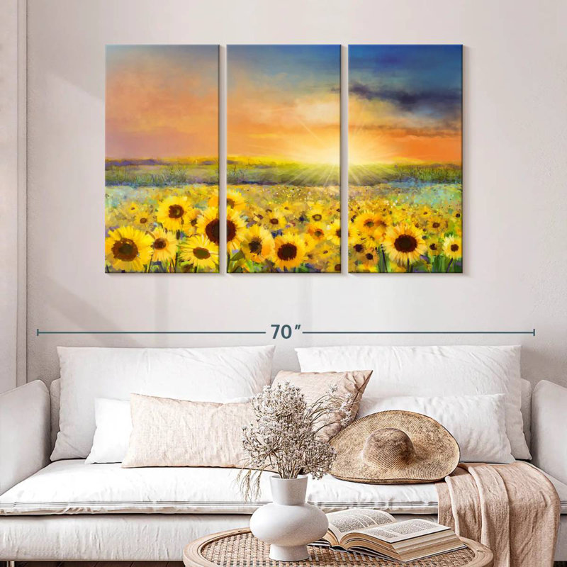 Huile de tournesol Alvord, H 32 po x l 50 po