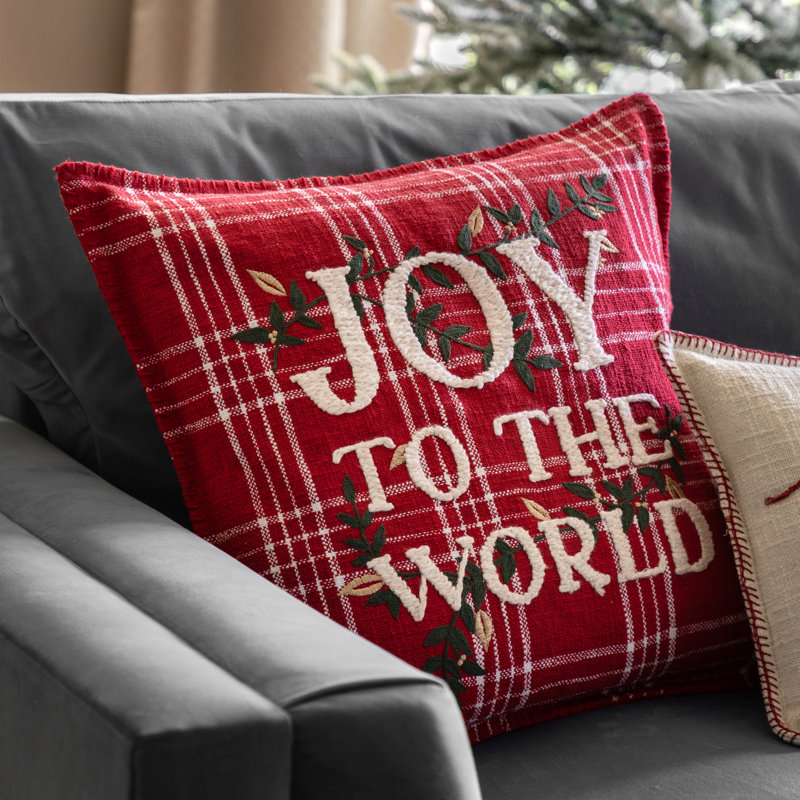 Cushion, Red Christmas 4, Square 45cm