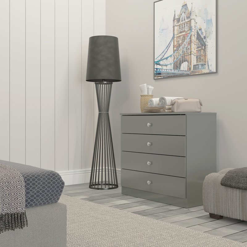 Denver Piece Bedroom Set, Grey