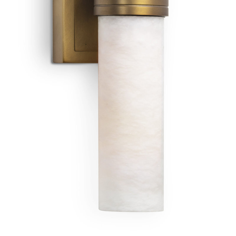 Emmett 2 - Light Armed Sconce, Natural Brass