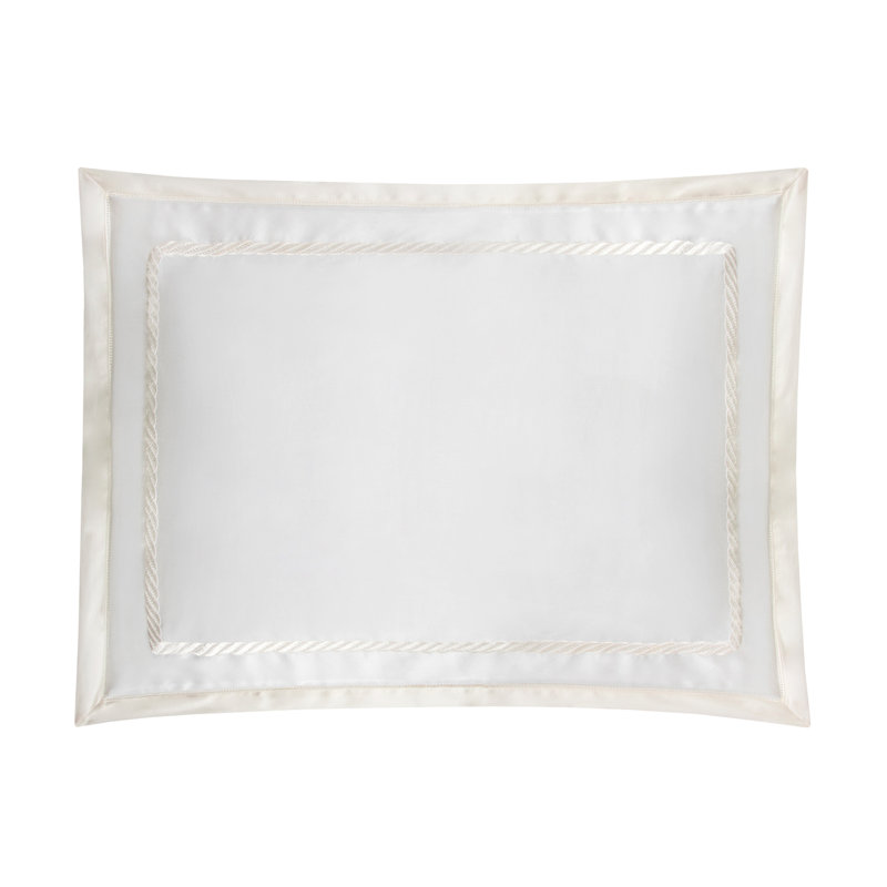 Simone Duvet Cover, Twin Duvet Cover, White/Silver