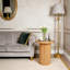 Pedestal Wood Round End Table-486130812