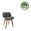 Chaise d'appoint en bois massif Delgardo-676289218