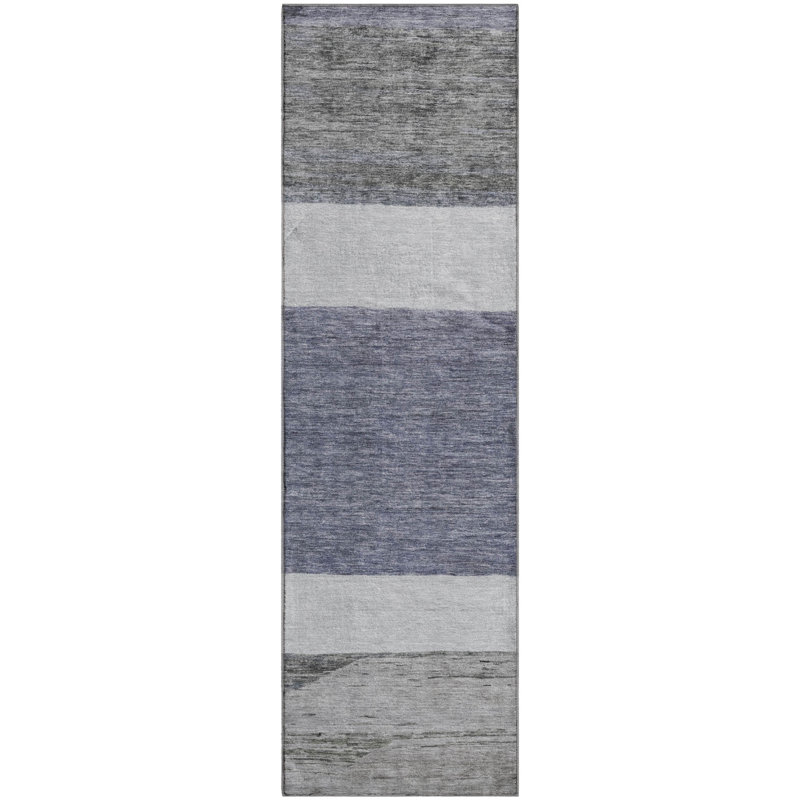 Premium Machine Washable Marasco AMF1624 Stripes Rug, Runner 2'3" x 7'6"