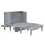 avec grand lit, chambre à coucher et tablettes amovibles - comptoir de bureau amovible à structure durable-598622880-598622813