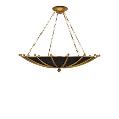 Luminaire suspendu unique à 6 lumières Fontaine